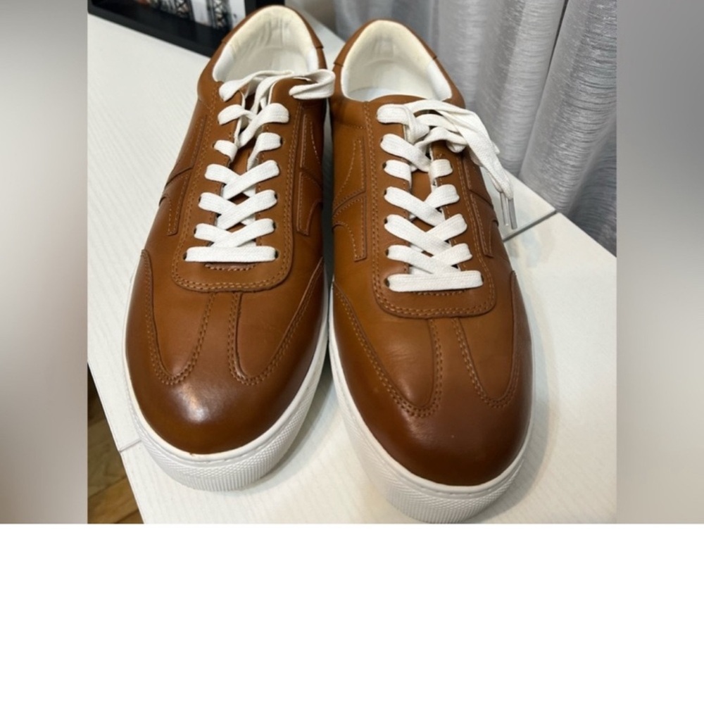 Ted Baker London Brown Leather Sneakers